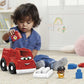 Mega Bloks First Builders Freddy Fire Truck Gcx09, Building Toys For Toddlers (6 Pieces)