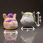 Club Mocchi-Mocchi Teenage Mutant Ninja Turtles Plush Bebop & Rocksteady 8 Inch Soft Collectible Gift Set - Multi Color