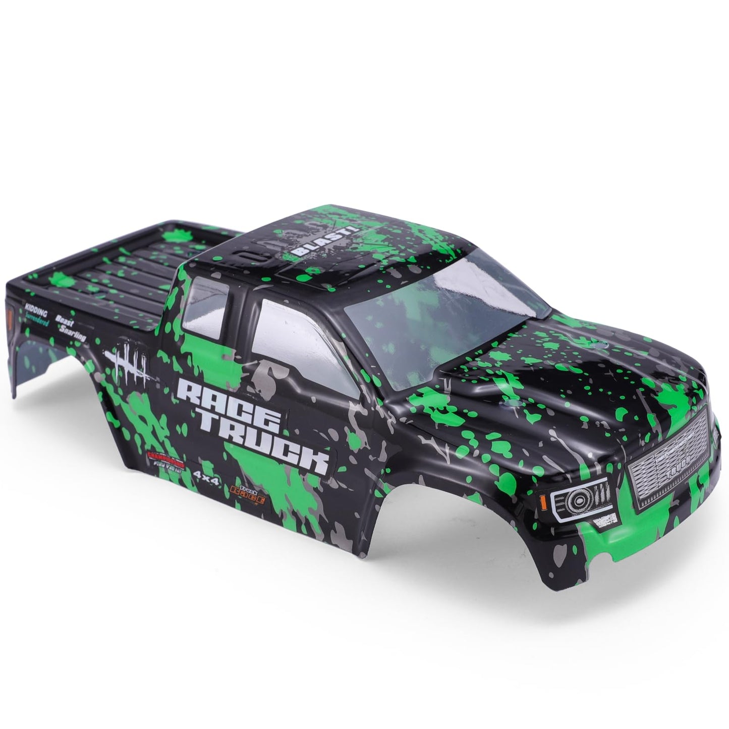 Haiboxing Rc Car Spare Parts,1/18Th Trcuk Body Shell Orange Or Green Apply To 2020 New Version 18859,18858 (Green)