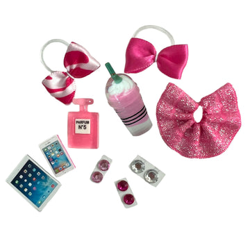 Lps Pet Shop 10 Pc Clothes Skirt Bow Accessories Lot