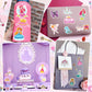Qtl 70Pcs Cute Princess Stickers For Girls Kids Stickers For Water Bottles Fairy Tale Princess Stickers For Party Supplies Water