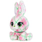 P.Lushes Pets Kennedy Karrats Designer Fashion Plush Toy, Collectible Bunny Stuffed Animal, Pink And Green, 6