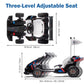 Foresee 24V Licensed Bmw Kids Electric Go Kart With Adjustable Seat, 7.5 Mph Drifting Car Battery Powered Ride On Go Kart With L
