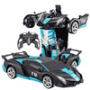 Remote Control Car Deformation Car, 1:18 Scale One Button Deformation to Robot, 2.4Ghz Remote Control 360 Rotation and One-Butto