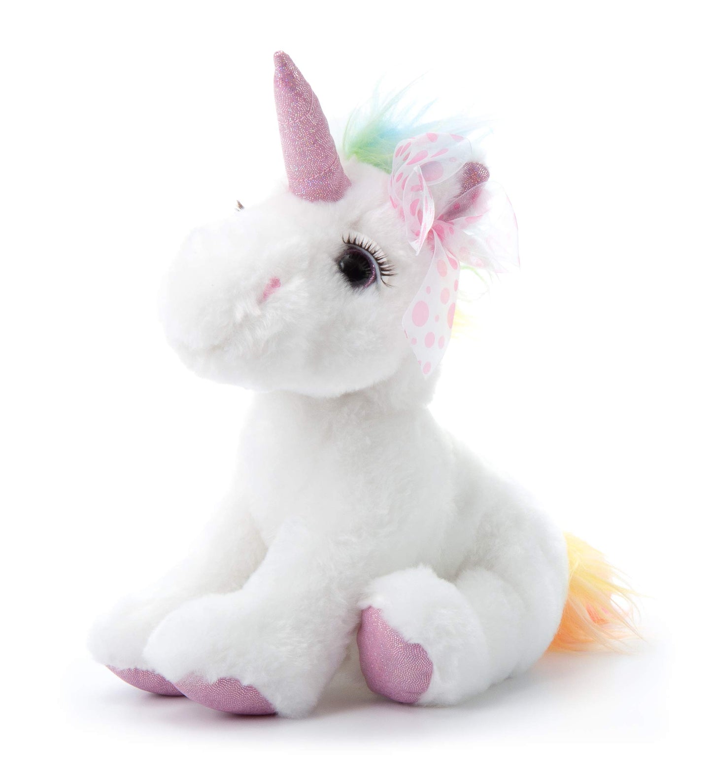 The Petting Zoo, Lash'Z Unicorn Stuffed Animal, Gifts For Girls, Unicorn Plush Toy 10 Inches