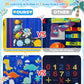 Exorany Busy Board Montessori Toys For 1 2 3 4 Year Old Boys & Girls Birthday Gifts, Sensory Toys For Toddlers 1-3, Educational Travel Toys, Preschool Activities For Learning Fine Motor Skills