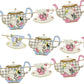 Alice in Wonderland Teapot Bunting Garland 13ft - Themed Decoration For Mad Hatter Tea Party, Birthday, Afternoon Tea, Baby Show