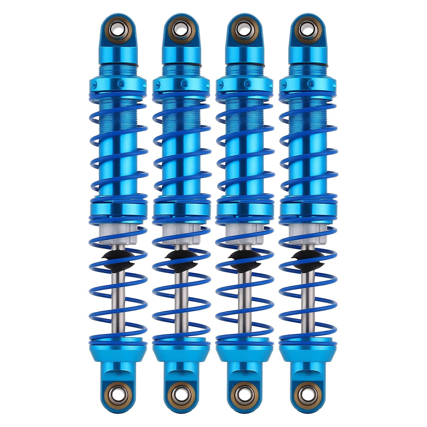 INJORA RC Shock Absorber Oil Adjustable RC Damper Set with Springs for 1/10 RC Truck Crawler Axial SCX10 TRX4 D90 (90mm)