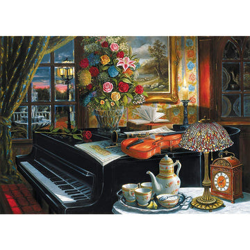 Trefl Sounds Of Music 2000 Piece Jigsaw Puzzle Red 38'X27' Print, Diy Puzzle, Creative Fun, Classic Puzzle For Adults And Children From 15 Years Old