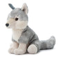 The Petting Zoo Grey Wolf Plush Stuffed Animal, 12 inches, Soft Plush Toy for Kids, Model 419013
