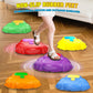 TERRAMUS Light up & Sound Stepping Stones for Kids  6PCS Crab Balance River Stones  Obstacle Course Indoor & Outdoor  Toddlers Sensory Toy  Play Equipment Improve Coordination  Gifts for Boys Girls 3+