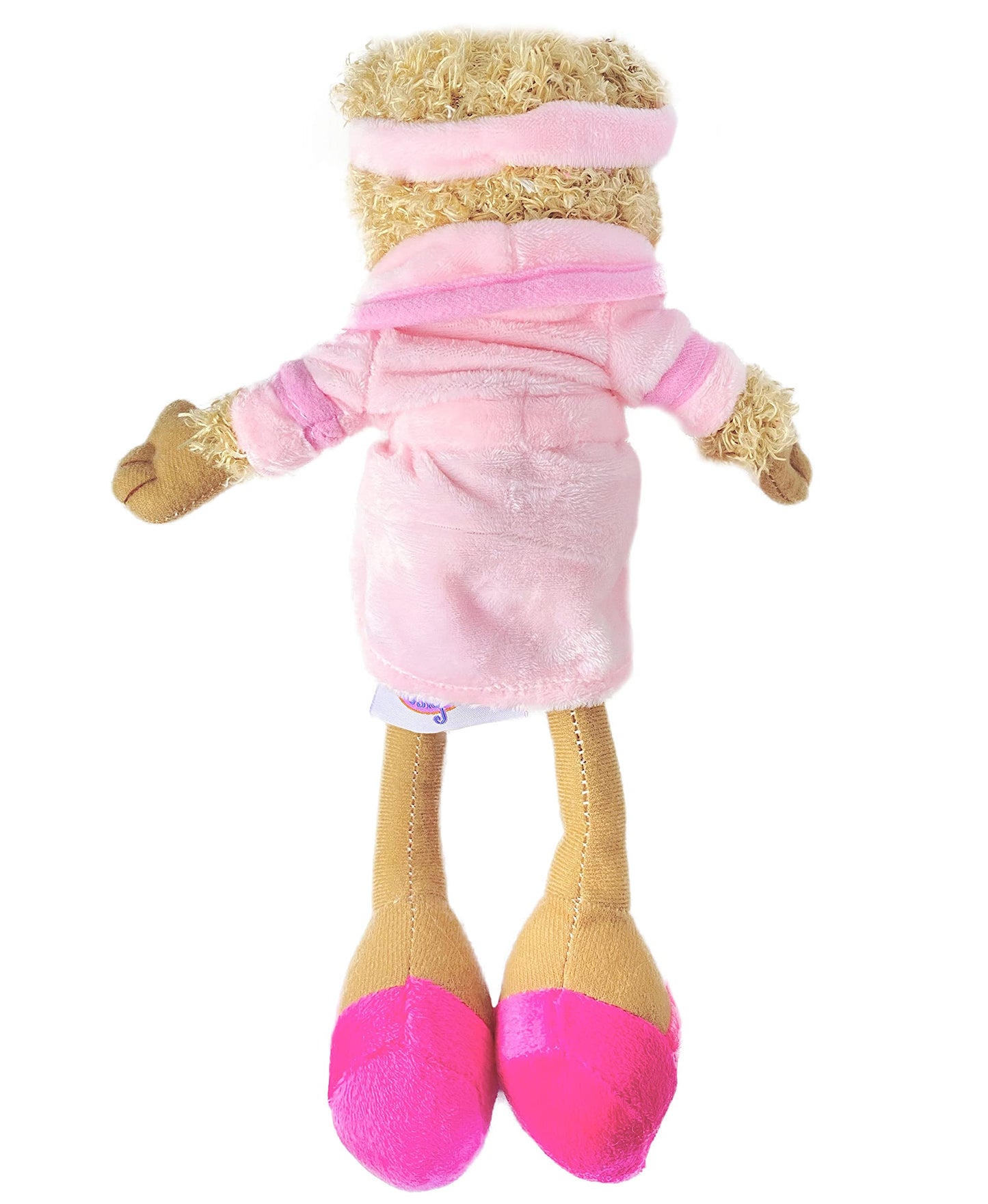 Making Believe Plush Stuffed Animal 10' Pink Day Spa Teddy Bear