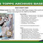 2024 Topps Archives Baseball Trading Card Blaster Box (4 Exclusive Black Parallels Per Box)