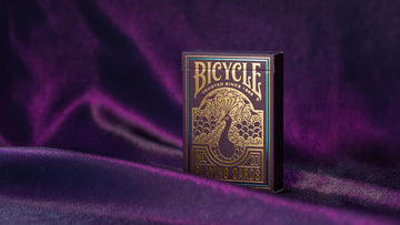 Bicycle Peacock Playing Cards - Purple - Cold Foil Premium Playing Card Deck For Card Games And Magic Tricks - Dazzling Design, Smooth Finish
