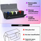 Uaono Card Deck Box With Dice Tray For Mtg, 5 In 1 Card Deck Case Holds 800+ Unsleeved Cards, Strong Magnet Card Organizer Compatible With Yugioh Tcg Sports Cards (Colorful)