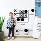 Magnetic Tic Tac Toe Wall-Mount Game, Game Room Decor,Kids&Adults Indoor Party Game,Modern Wall Decals For Kids Room,Playroom De