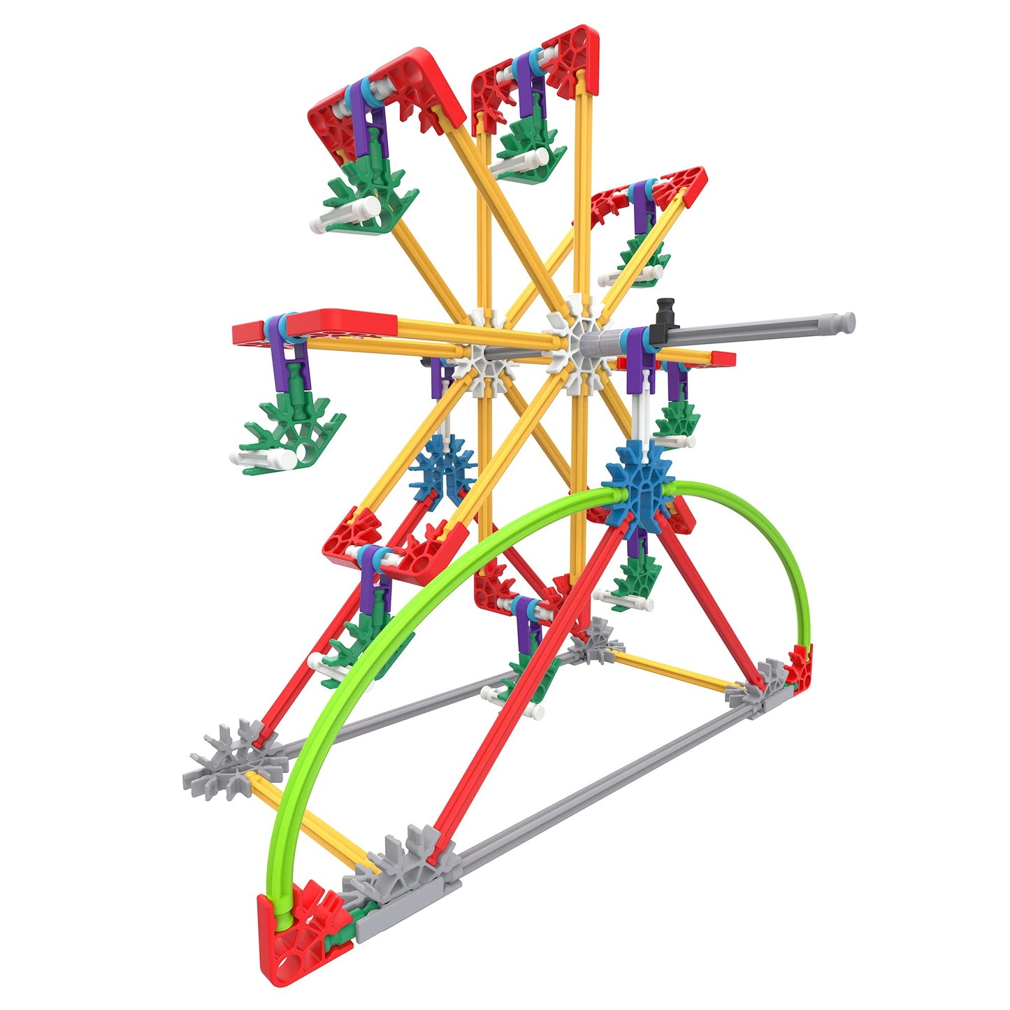 Basic Fun K'Nex | Mega Models Building Set | 3D Educational Toys For Kids, 700 Piece Stem Learning Kit, Engineering For Kids, 40 Model Building Construction Toy For Children Ages 7 80209