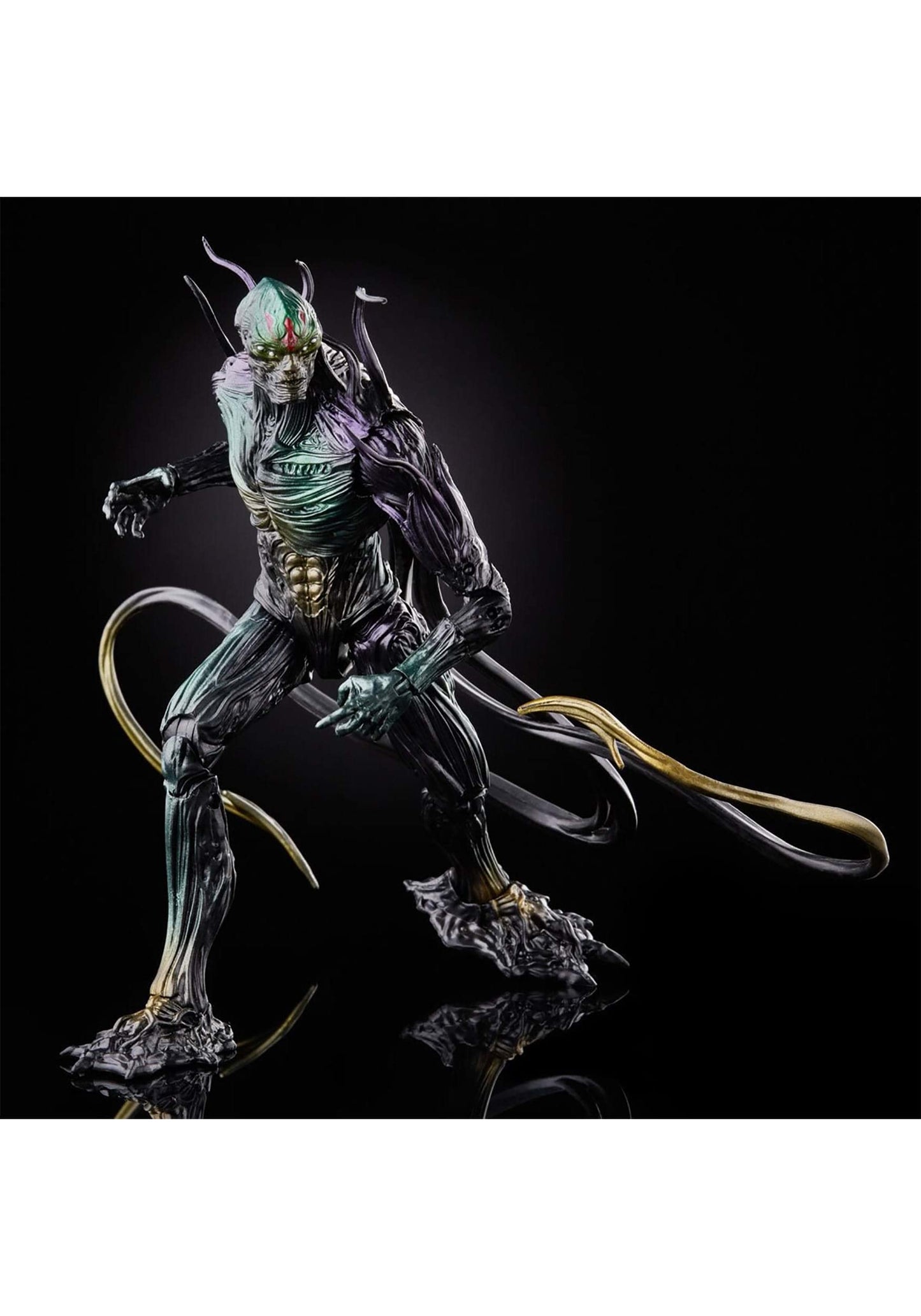 Marvel Legends Eternals Deluxe 6-inch Action Figure Kro - Black, Premium Design, 2 Accessories, Model F0575