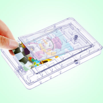 20 Pieces Gift Card And Money Puzzle Brain Teasing Maze Portable Puzzle Gift Box Plastic Gift Card Holder Intellectual Puzzles For Adults And Teens Birthday Party Supplies(Multicolor)