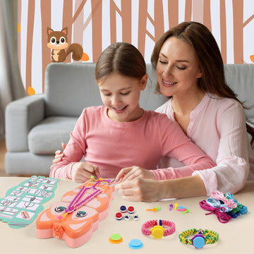 FUNiOi Bracelet Making Kit for Girls 8-10 12 Year Old - DIY Friendship Bracelets Crafts Toys for Kids Ages 6, 7+, Cool Birthday