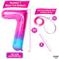 Katchon, Rainbow Number 7 Balloon - 40 Inch, Galaxy Number 7 Balloon | 7 Balloons For Birthday Girl | 7 Birthday Balloon, Seven Balloon | 7Th Birthday Decorations For Girls | 7Th Birthday Balloons