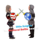 FancyOh! Little Knights decorative replica blade and Shield Playset - Safe Plush Soft Pretend Play  - Gifts for Toddlers Kids - Red