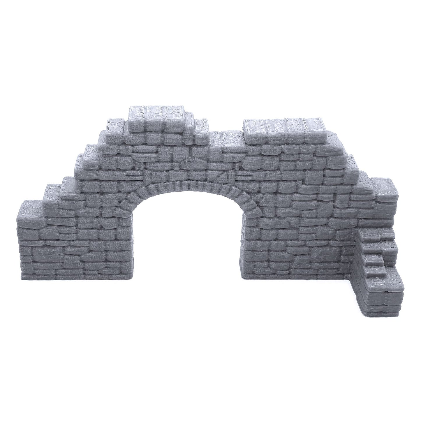 Endertoys Ruined Stone Walls Set A, Terrain Scenery For Tabletop 28Mm Miniatures Wargame, 3D Printed And Paintable