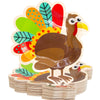 Fancy Land 50PCS Thanksgiving Paper Plates 9    Turkey Party Plates Disposable Dinner Plates Thanksgiving Party Supplies Dinnerw