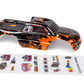 Summitlink Custom Body Compatible For 1/10 Scale Rc Car Or Truck (Truck Not Included) (Muddy Orange Over Black)