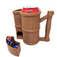 Munnygrubbers - Mug Dice Tower - No Paint Odorless Insulated Cup Can Dice Tower - (Random 7Pcs D20 Dice Set Included) - Dice Jail - Dice Holder - Dungeons And Dragons - Dnd Gift - (Brown)