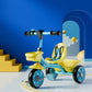 Cockatoo Mini-Cruise Tricycle For Kids 2-5 Years, Kids Cycle For 2-5 Years, Tricycle With Eva Wheels,Basket & Bell,Baby Cycle- B