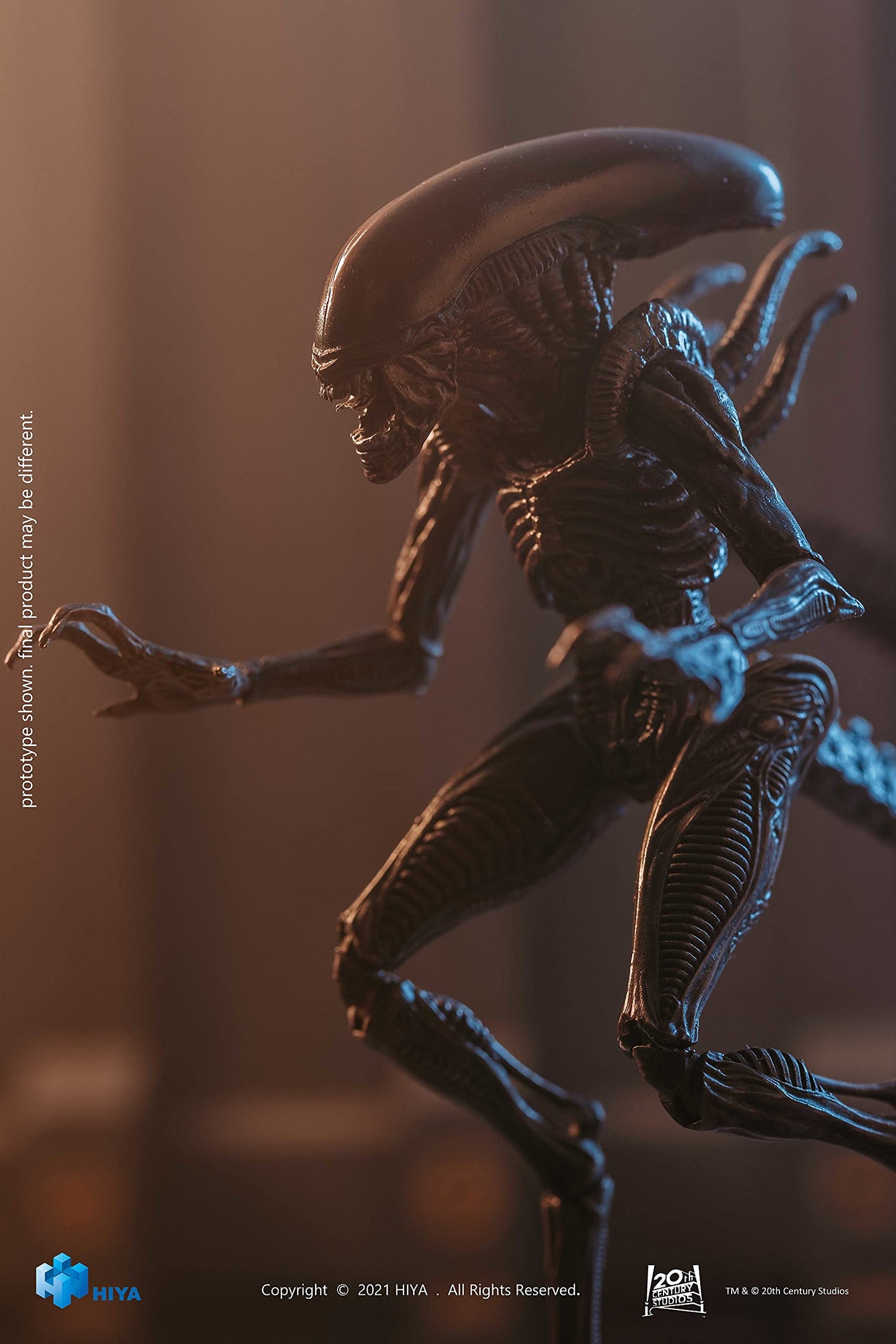 Hiya Toys Alien: Resurrection Lead Alien Warrior 1:18 Scale Action Figure, Multicolor