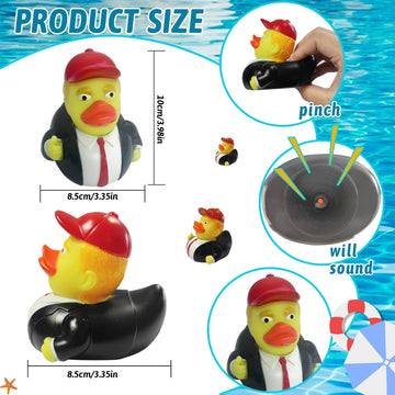 Rubber Ducks For Jeeps Squeak Bath Duck Bath Toy Small Ornaments Decorations Fun And Quirky Collectible Gift For Everyone (Duck-