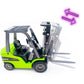 Qcar Forklift Warehouse Truck Vehicle Toy Forklift Construction Toys for Kids 1:50 Scale Heavy Metal Forklift (Green)