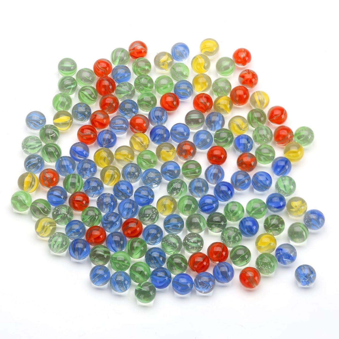 Green Fabwood 200Piece Cats Eyes Glass Marble/ Sling Shot Ammo