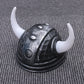 Amosfun Viking Helmet Hat - 3pcs Middle Ages Medieval Viking Age Horned Helmet Costume Party Accessory Ox Horns Hat - Black, Pla