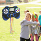 Wernnsai Video Game Piñata - Game Controller Piñata Bundle With Blindfold And Bat For Boys Kids Piñata Gaming Theme Party Decoration Supplies Pull String Piñata For Birthday Party Celebration Blue