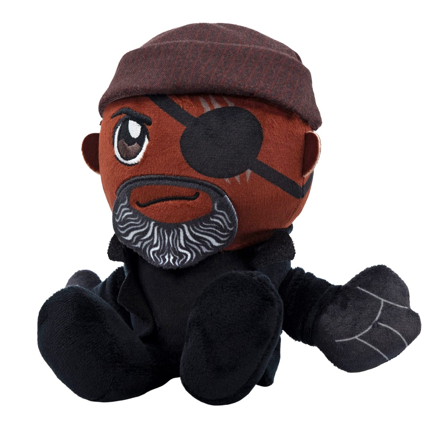 Bleacher Creatures Marvel Nick Fury Secret Invasion 8' Kuricha Sitting Plush- Soft Chibi Inspired Toy