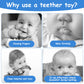 2Pcs Silicone Baby Teething Toys, Game Controller Teething Toys And Phone Teething Toys With 2Pcs Pacifier Clip,Bpa Free Silicon