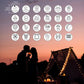 4PCS Date Night Dice for Couple 25th Anniversary Day Gifts for Couple 50th 11th Year Anniversary Steel Gift Wedding Gifts Bridal