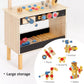 Pairpear Wooden Kids Tool Bench, Toddler Workbench With 71 Pcs Tool Set, Wooden Toy Play Worshop Toolbox With Drill, Hammer, And