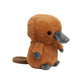 Avocatt Brown Platypus Plushie Toy - 10 Inches Stuffed Animal Plush - Plushy and Squishy Platypus with Soft Fabric and Stuffing 