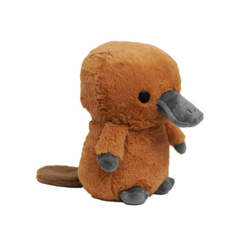 Avocatt Brown Platypus Plushie Toy - 10 Inches Stuffed Animal Plush - Plushy and Squishy Platypus with Soft Fabric and Stuffing 