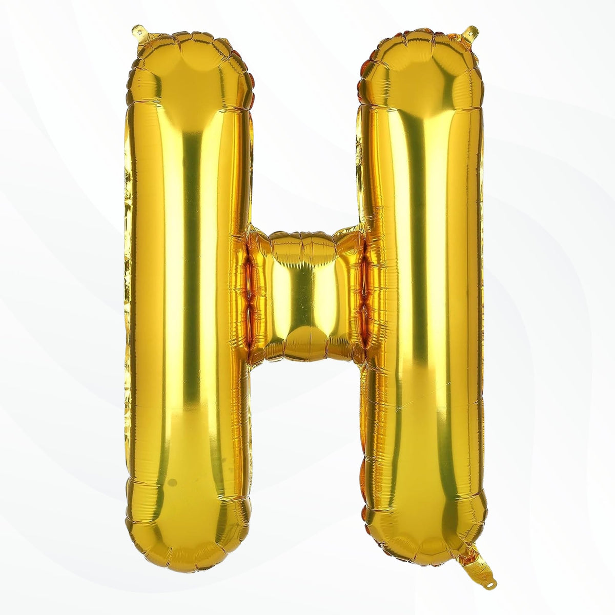 Flyloons Gold H Letter Foil Balloon Alphabets Balloons Perfect for Birthday Decoration Items, Anniversary, Bachelorette, Wedding