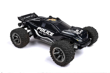 SummitLink Custom Body Police Style Compatible for Rustler 4X4, Rustler BL-2S, Rustler 4x4 Ultimate 1/10 Scale RC Car or Truck (