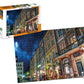 Street Scenery Night On The Town 500 Piece Jigsaw Puzzle