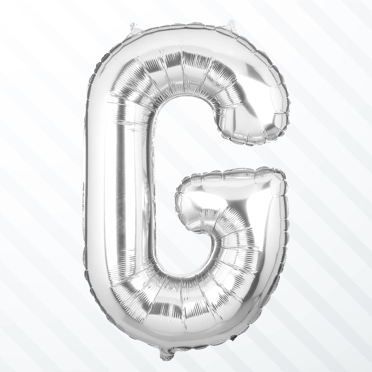 Flyloons Silver G Alphabets Letter Foil Balloons Perfect for Birthday Decoration Items, Anniversary, Bachelorette, Wedding, Fare