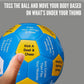 TaliCor Thumball 4-Inch Activity Ball - Teal/Yellow, Vinyl, Small - Engage Students, Boost Energy, Improve Coordination
