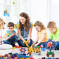 Tomyou 400 Pieces Building Blocks Kids Stem Toys Educational Building Toys Discs Sets Interlocking Solid Plastic For Preschool Kids Boys And Girls Aged 3+, Safe Material Creativity