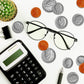 Learn & Climb Play Money Coins for Kids - 10 Half Dollars, 50 Quarters, 50 Dimes, 50 Nickels, 50 Pennies